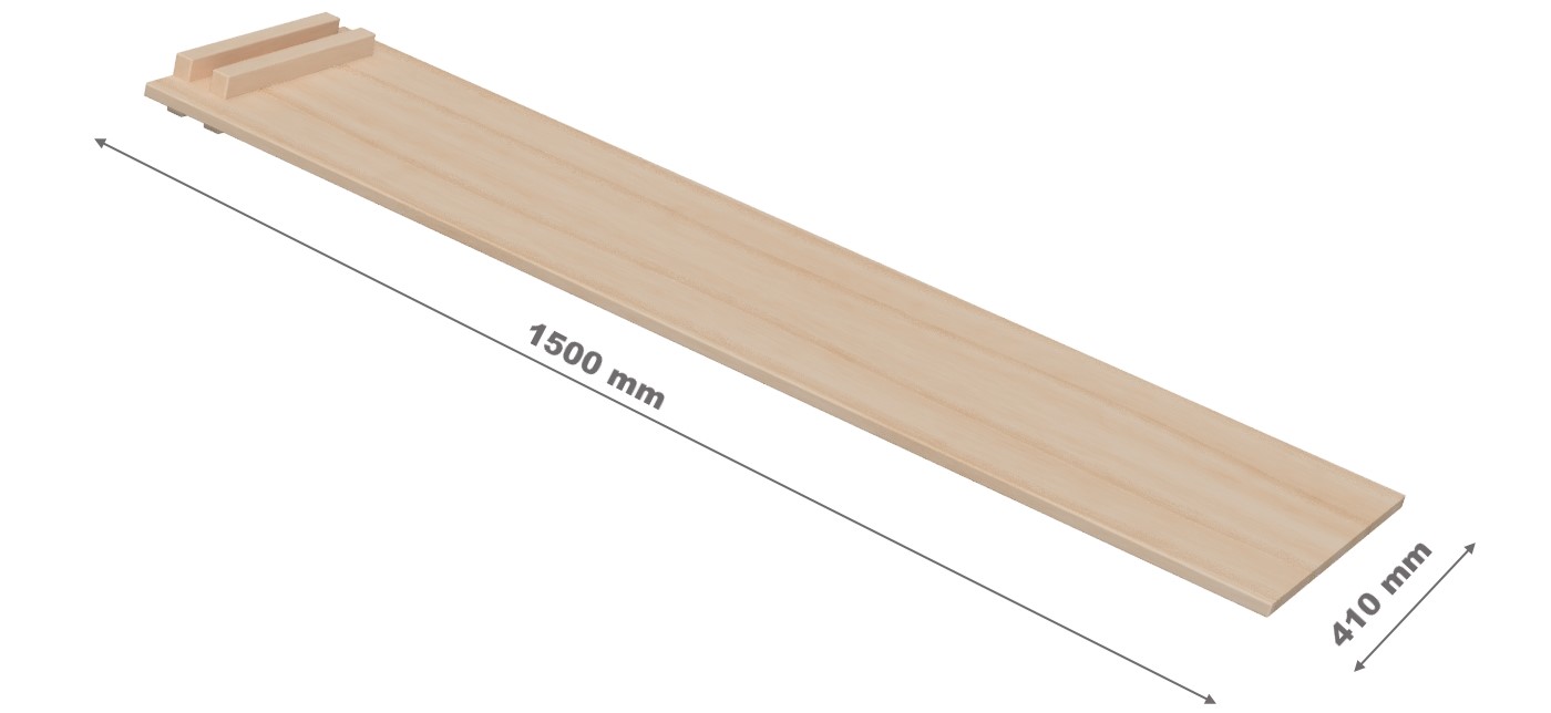 Rutschbrett 150cm lang